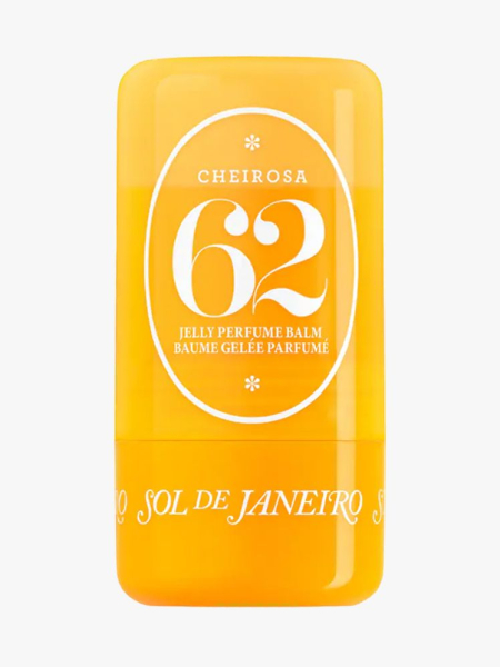 Sol de Janeiro  Cheirosa 62 Jelly Perfume Balm in branded component on a light gray background